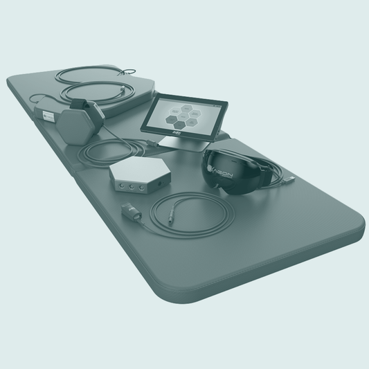 Séance de biohacking avec tapis PEMF infrarouge pour la récupération