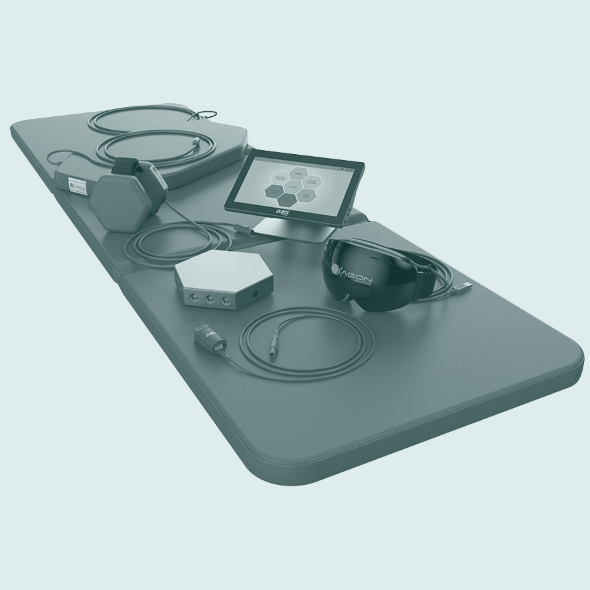 Séance de biohacking avec tapis PEMF infrarouge pour la récupération